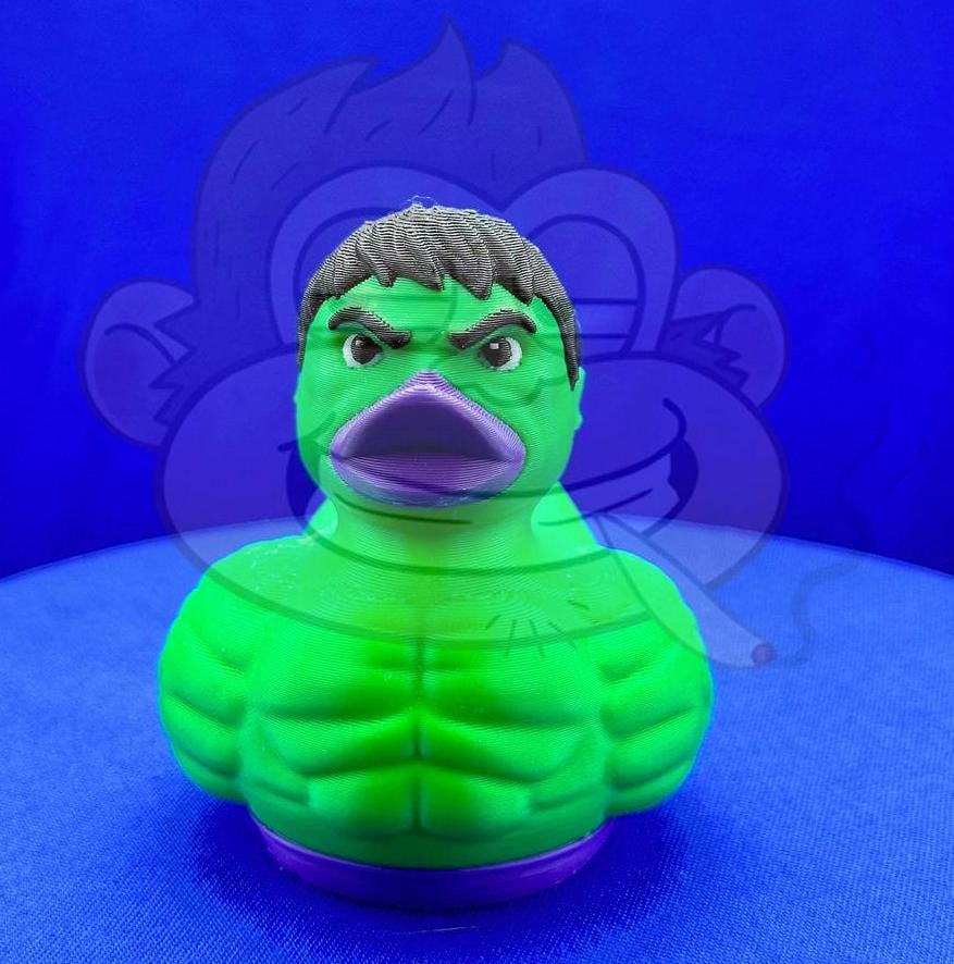 Hulk Duck - Jeep Ducking Character for Collectors - PVC Free, Unisex, Fun and Nostalgic Design