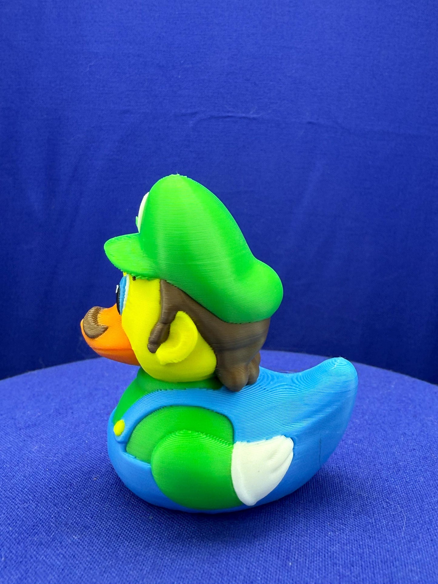 Luigi Duck Jeep Ducking Charm: 3D Printed Collectible