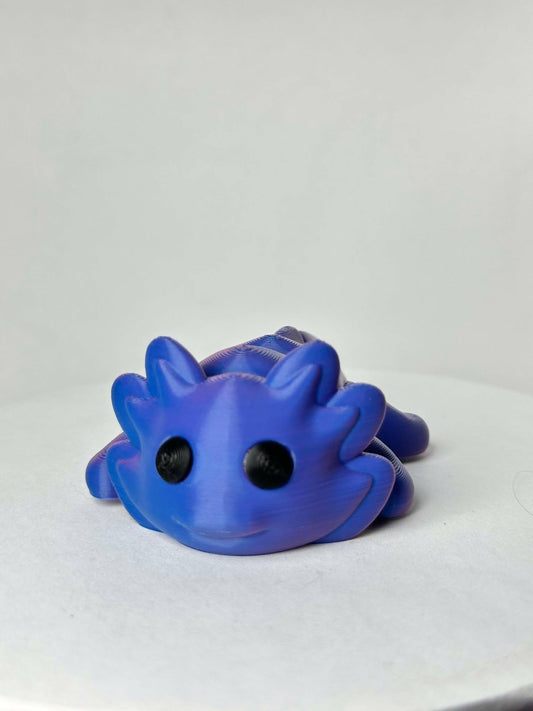 Sunset axolotl   - 3D Printed - fidget - COLLECTORS - LIMITED EDITION