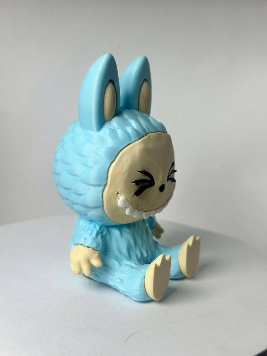 Baby Blue Labubu - 3D Printed - labubu- COLLECTORS - LIMITED EDITION