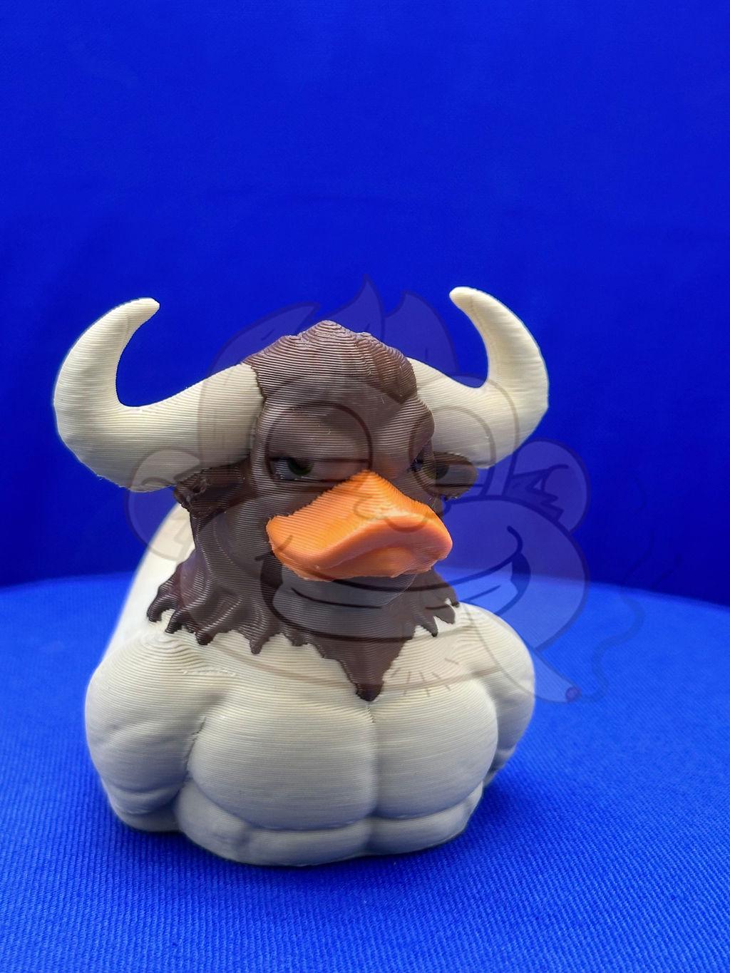 Minotaur Duck: 3D Printed Whimsical Duck