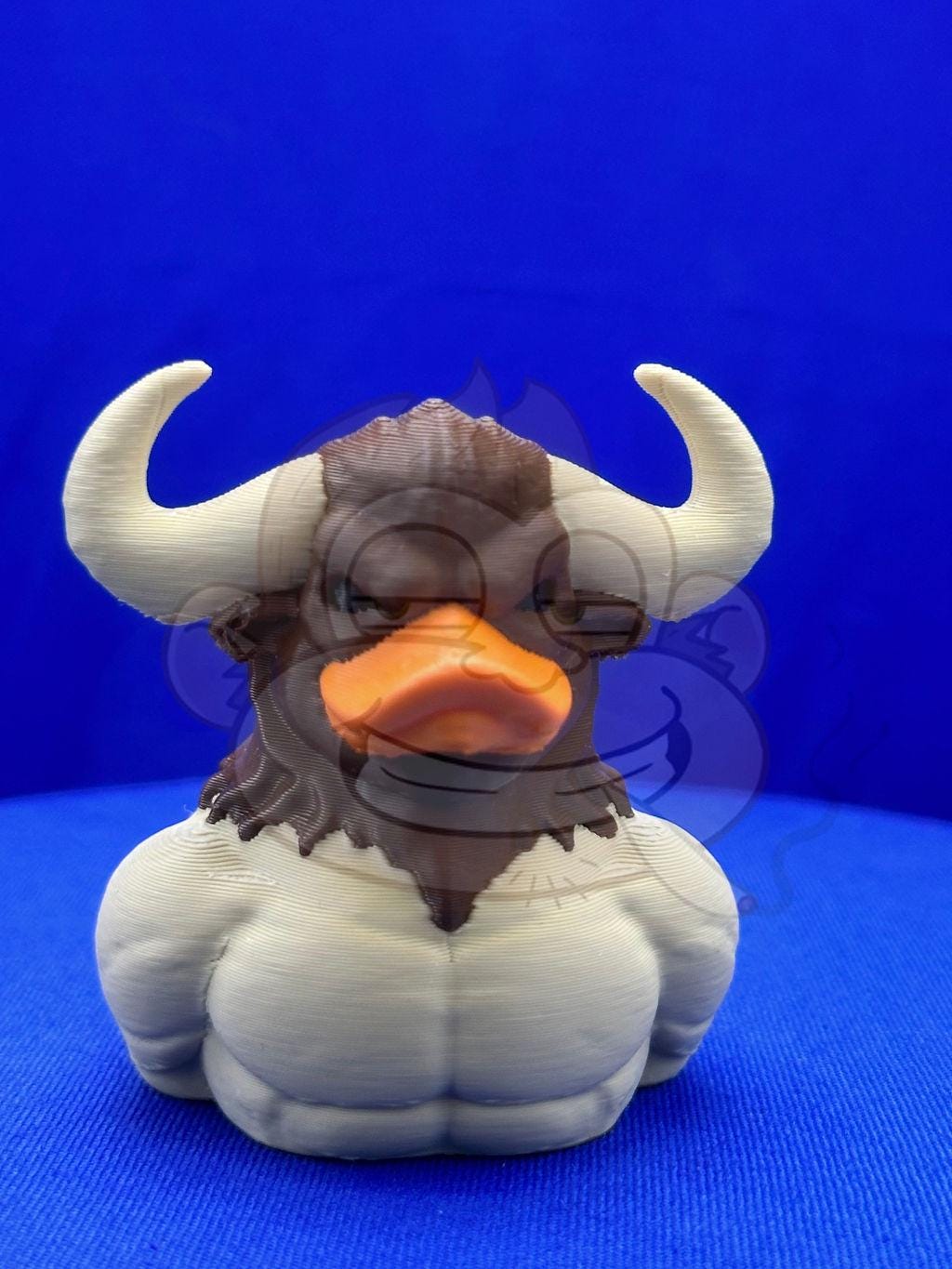 Minotaur Duck: 3D Printed Whimsical Duck