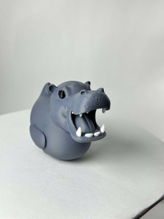 Hippo - Jeep Ducking Character for Collectors - PVC Free, Unisex, Fun and Nostalgic Design
