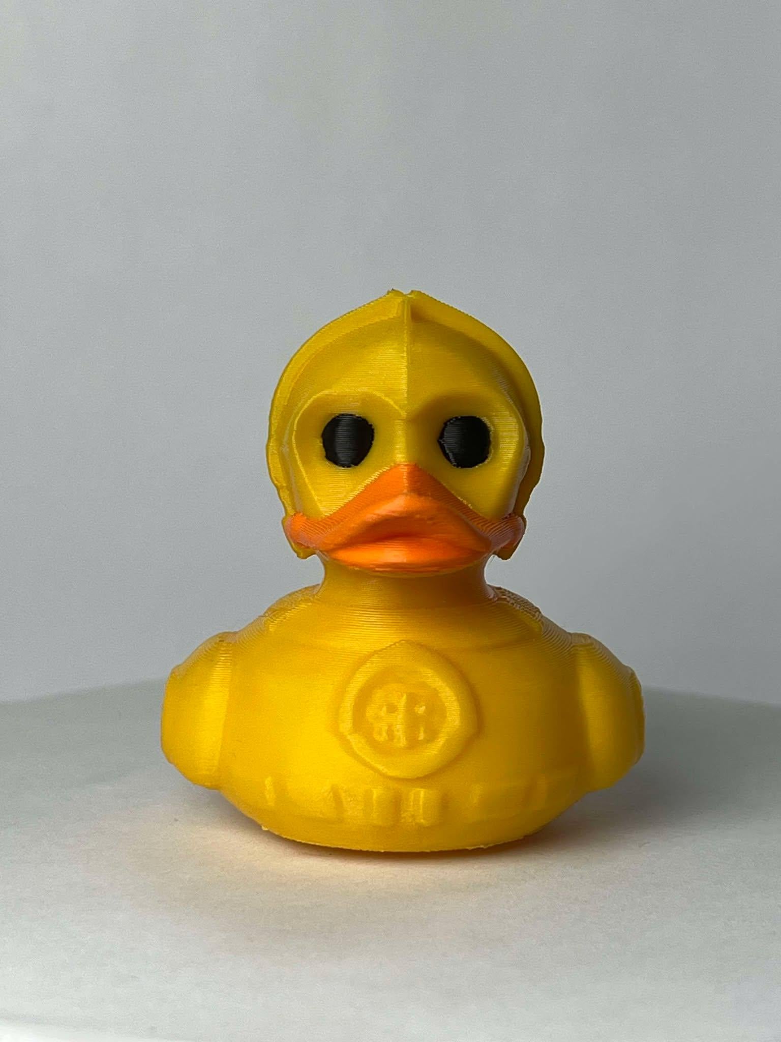 C-3PO DUCK - YELLOW DUCK - duckjeeping - jeep - duck - outer space - space - robot - orange beak