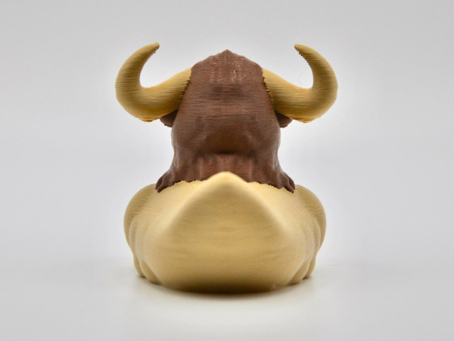 Minotour Duck - brown DUCK - duckjeeping - jeep - duck - long horn - cow - buff duck