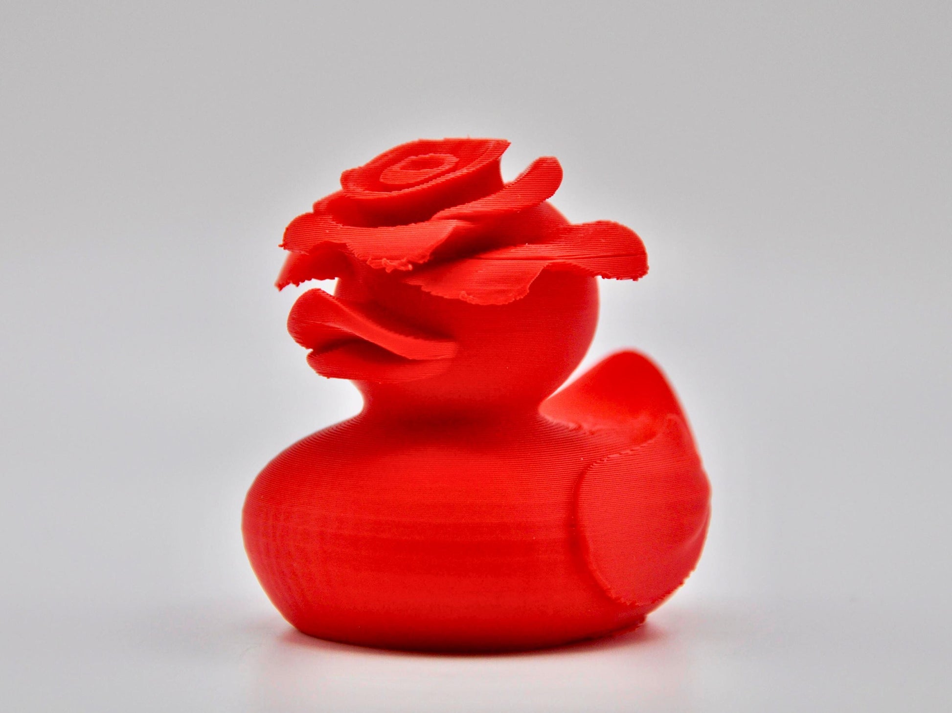 Rose Duck - Jeep Ducking Character for Collectors - Red Rose - PVC Free, Unisex, Fun and Nostalgic Design