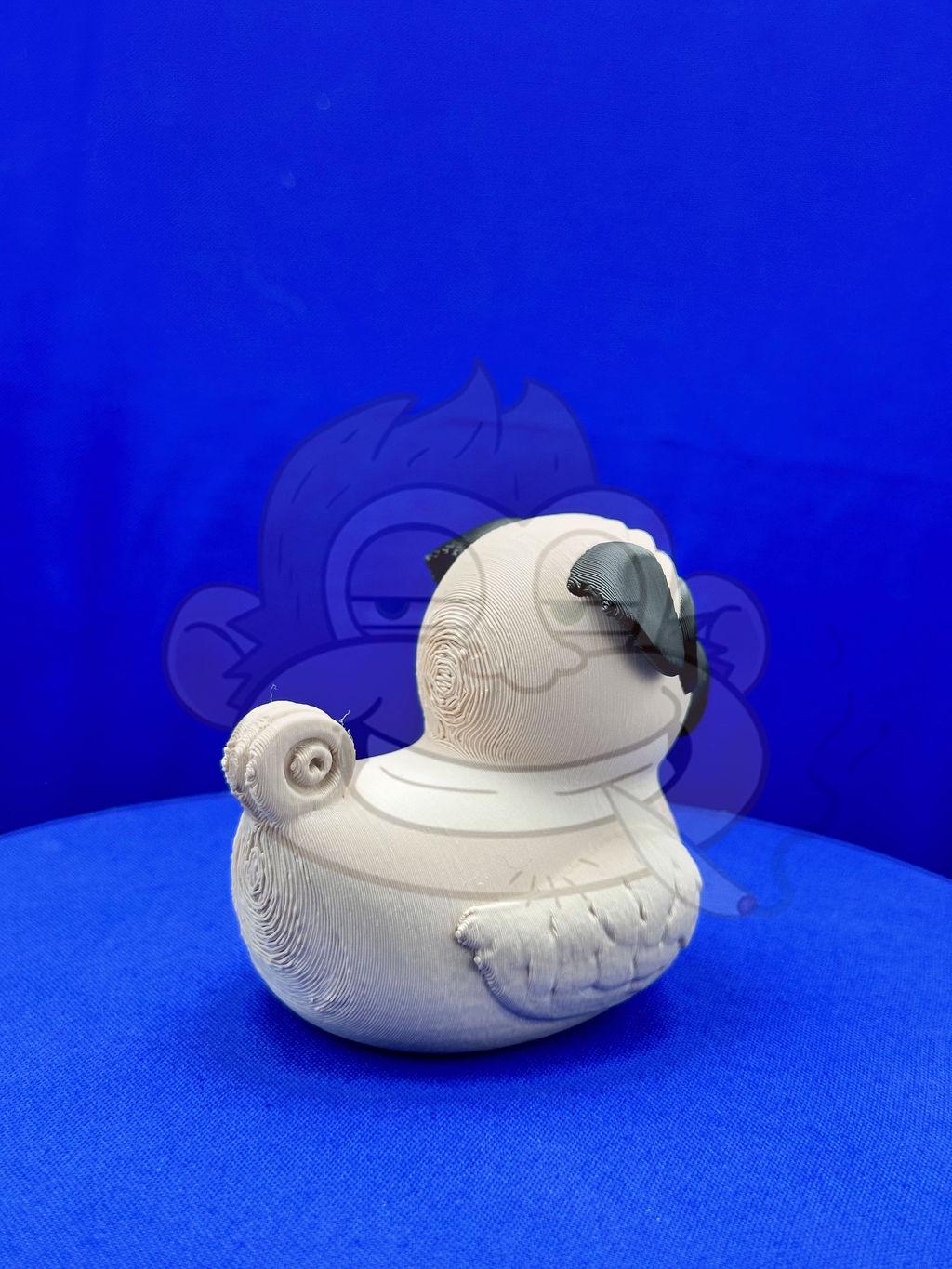 Pug Duck - Jeep Ducking Character for Collectors - PVC Free, Unisex, Fun and Nostalgic Design