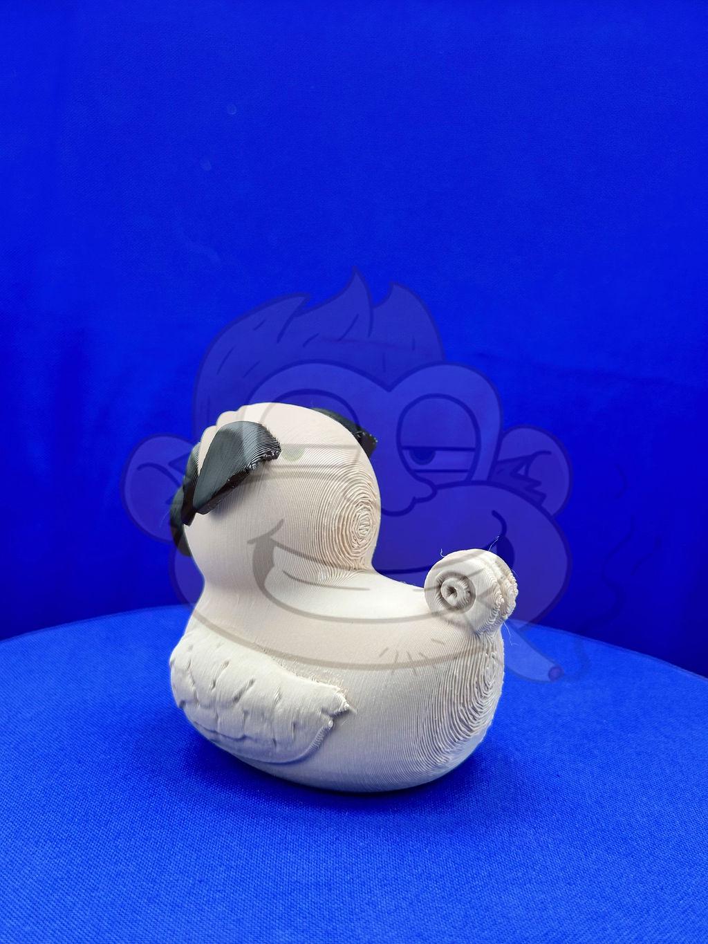 Pug Duck - Jeep Ducking Character for Collectors - PVC Free, Unisex, Fun and Nostalgic Design