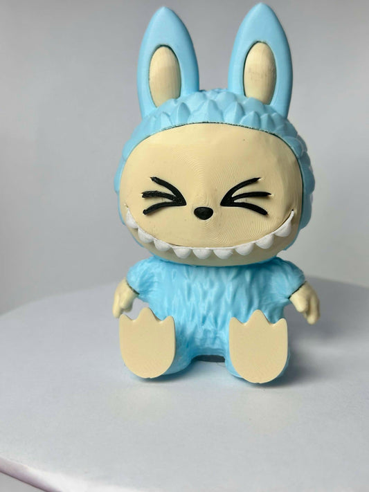 Baby Blue Labubu - 3D Printed - labubu- COLLECTORS - LIMITED EDITION