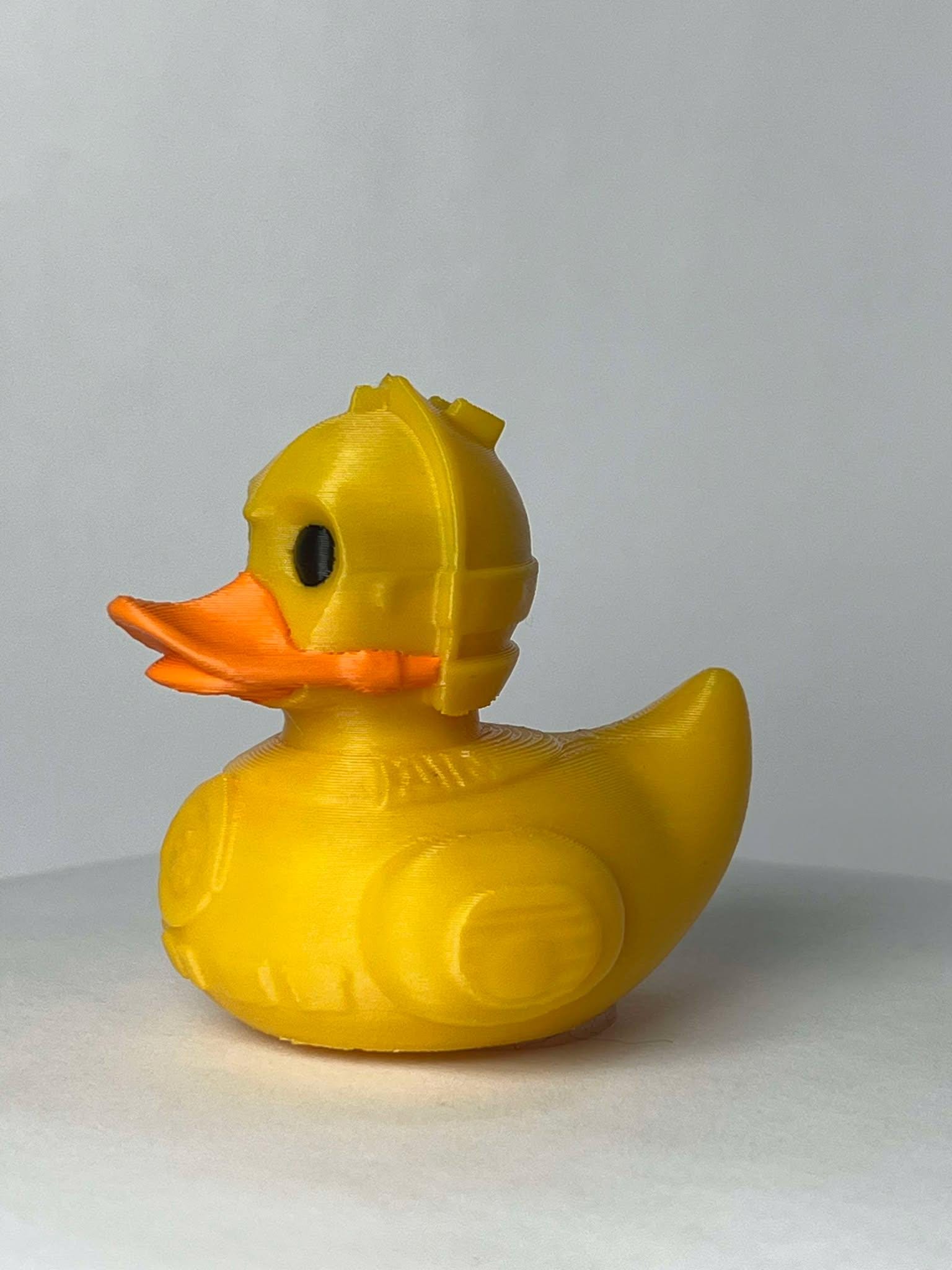 C-3PO DUCK - YELLOW DUCK - duckjeeping - jeep - duck - outer space - space - robot - orange beak