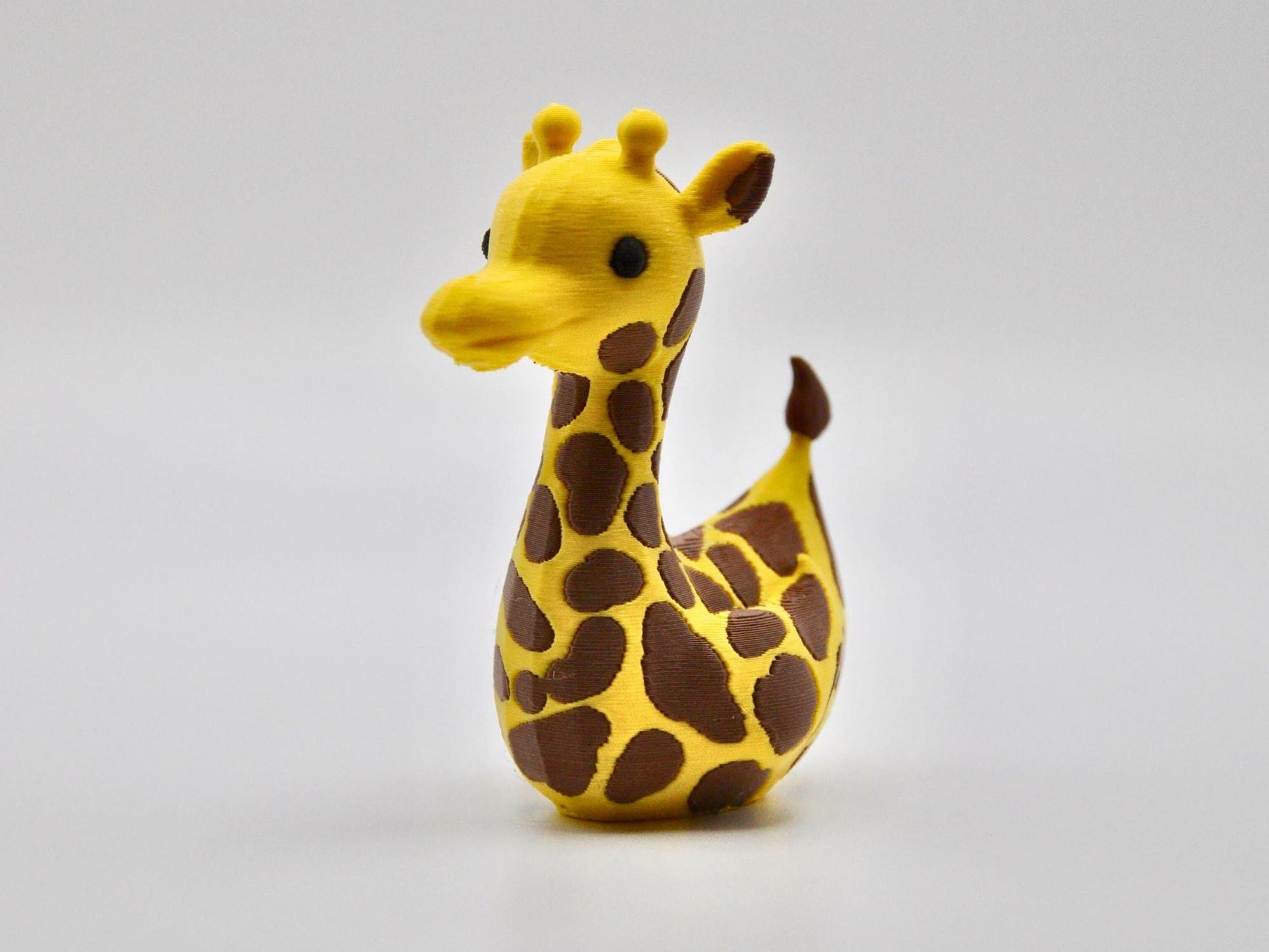 Giraffe Duck - Yellow and Brown DUCK - duckjeeping - jeep - duck - Long neck - Cute duck