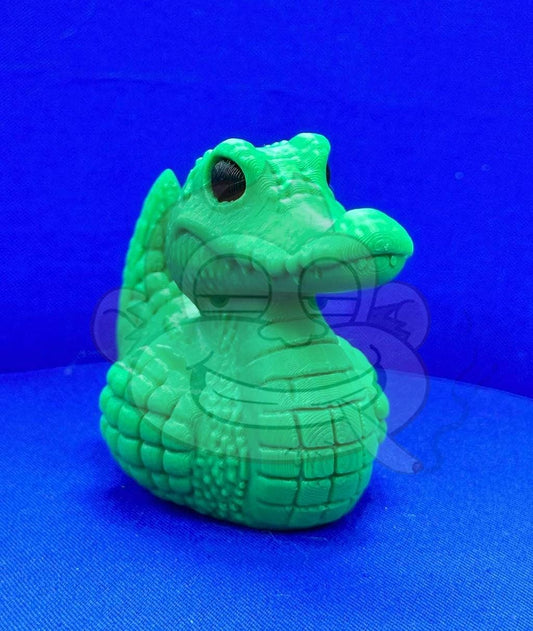 Aligator Duck - Jeep Ducking Character for Collectors - PVC Free, Unisex, Fun and Nostalgic Design