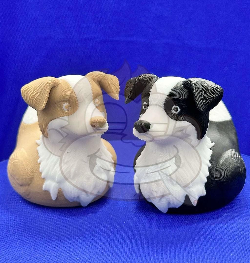 Border Collie - Jeep Ducking Collection - Durable Design - Border Collie brown - Border Collie black - Ideal for Collectors and Enthusiasts