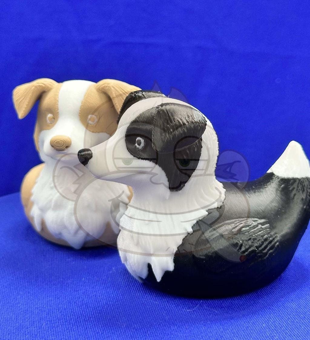 Border Collie - Jeep Ducking Collection - Durable Design - Border Collie brown - Border Collie black - Ideal for Collectors and Enthusiasts