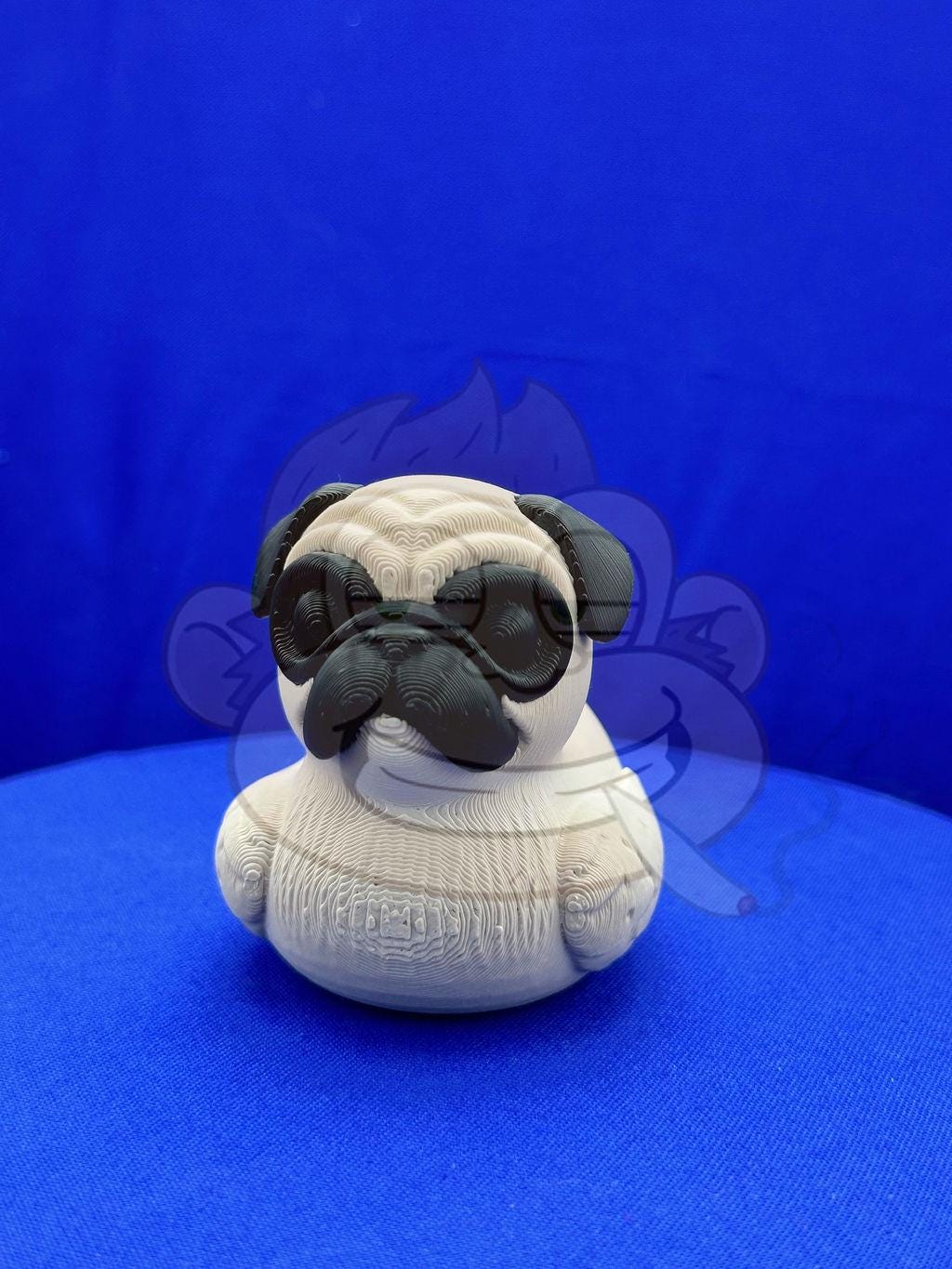 Pug Duck - Jeep Ducking Character for Collectors - PVC Free, Unisex, Fun and Nostalgic Design