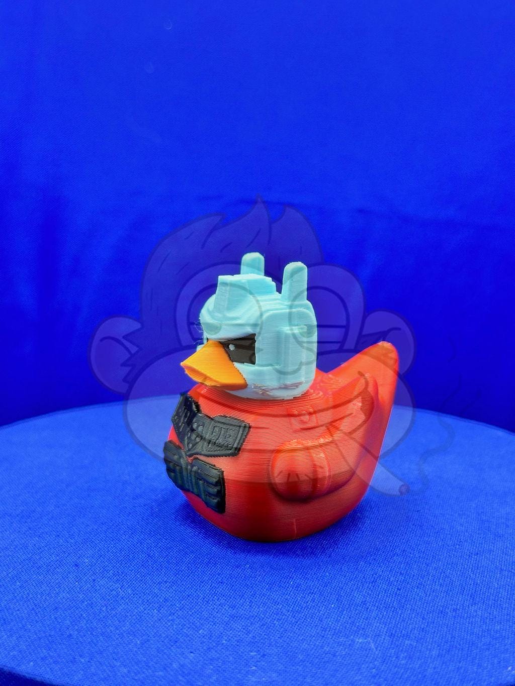 Prime DUCK - Red and blue DUCK - duckjeeping - jeep - duck - defender of mankind - car- master- transformer