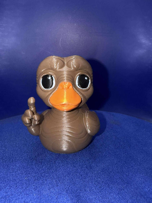 ET Duck- jeep tag - desk decor -duck