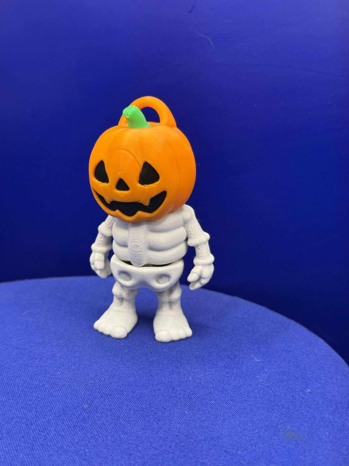 Pumkin flexi - Flexi  - 3D Printed - Flexie - KeyChain - halloween