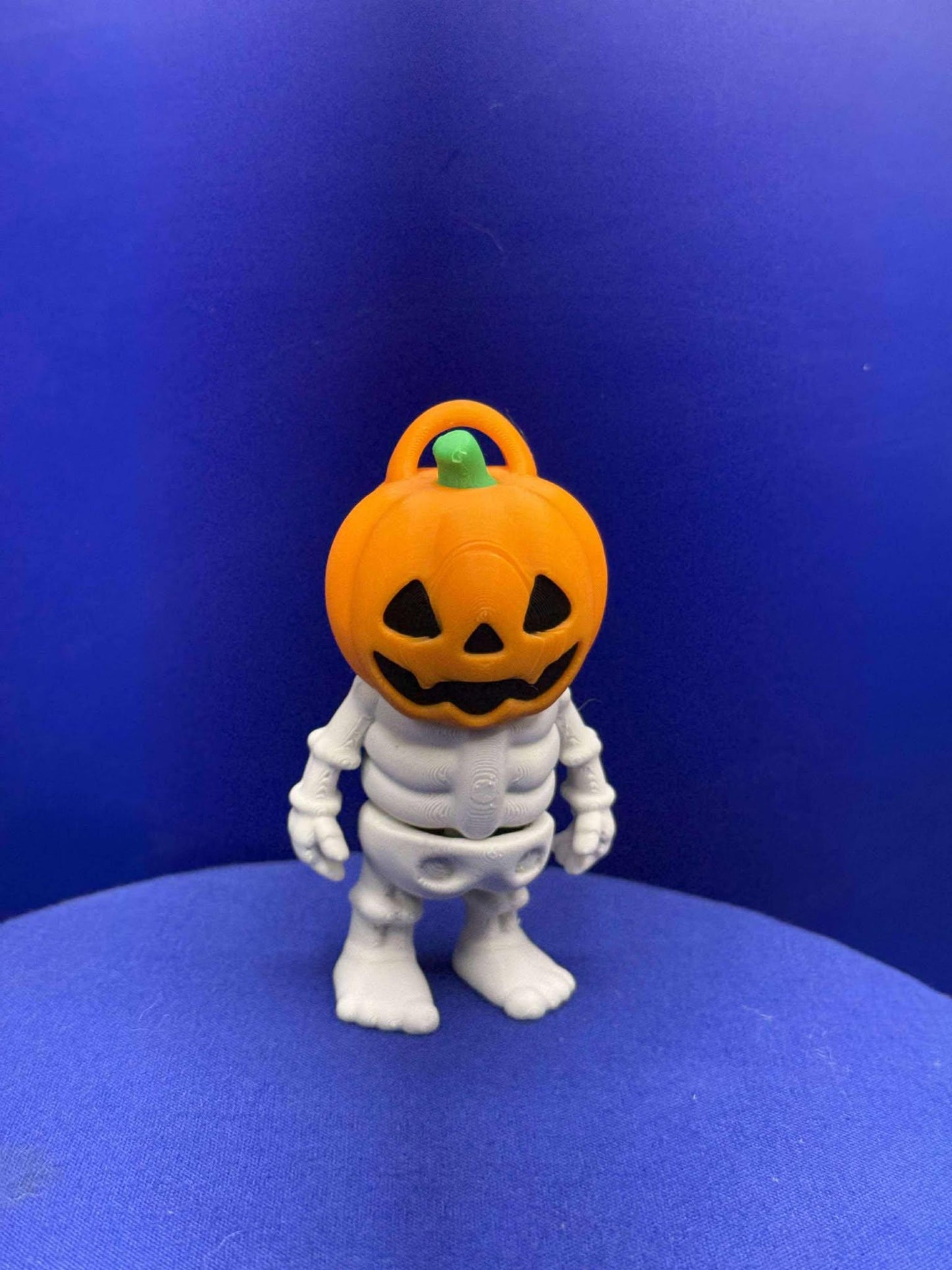 Pumkin flexi - Flexi  - 3D Printed - Flexie - KeyChain - halloween