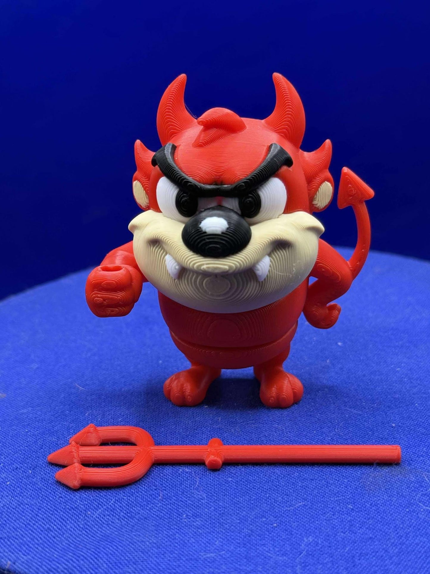 Taz as the Devil flexi - Flexi  - 3D Printed - Flexie - halloween