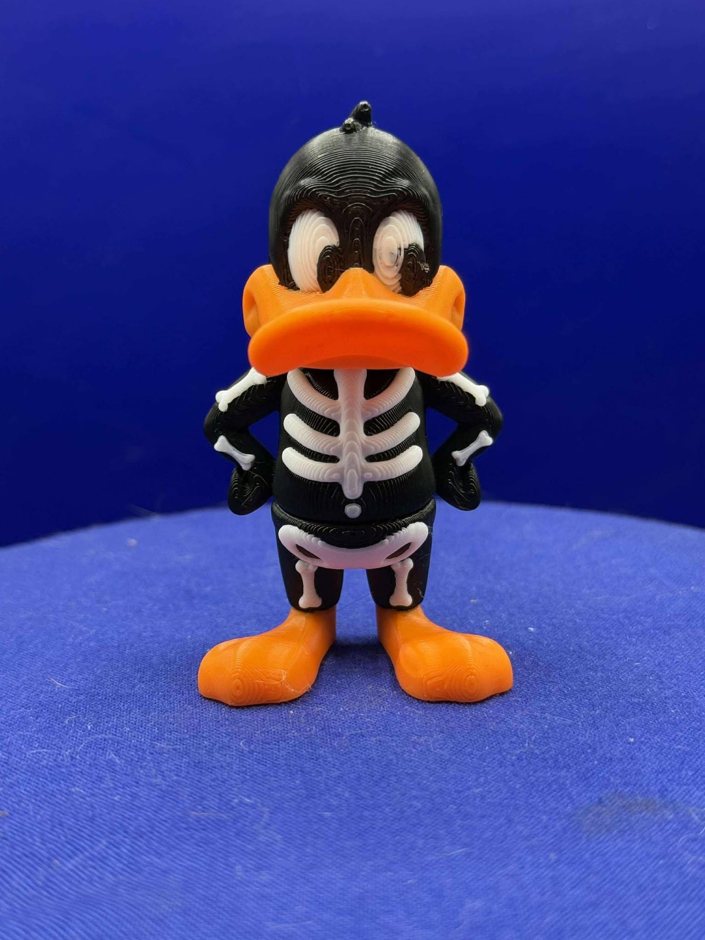 Daffy Duck as a skeleton flexi - Flexi  - 3D Printed - Flexie - halloween