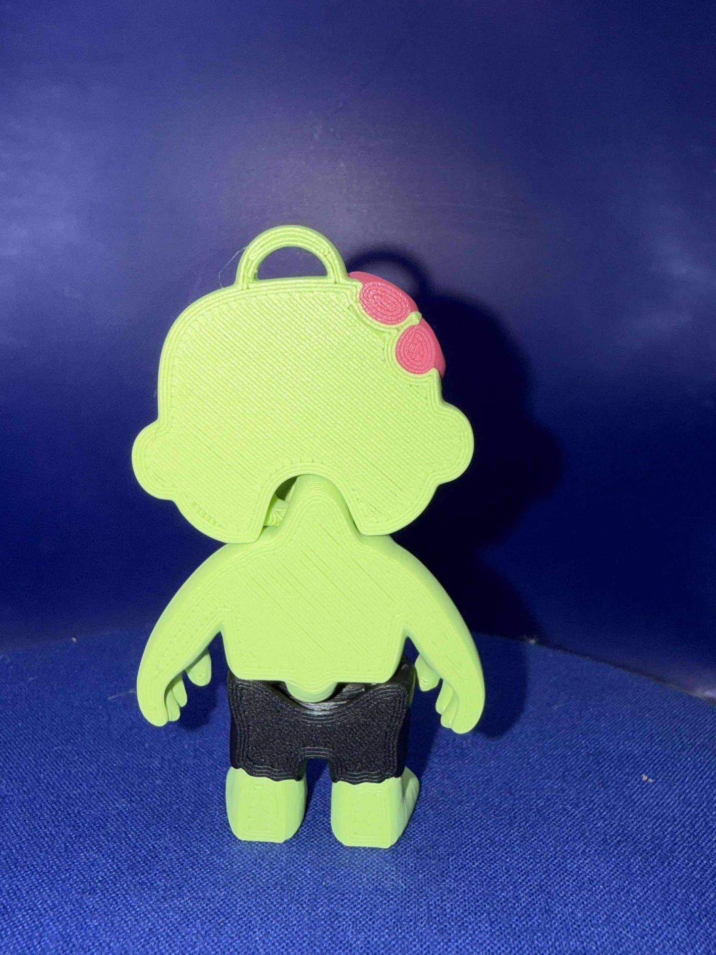 Zombi flexi - Flexi  - 3D Printed - Flexie - KeyChain - halloween