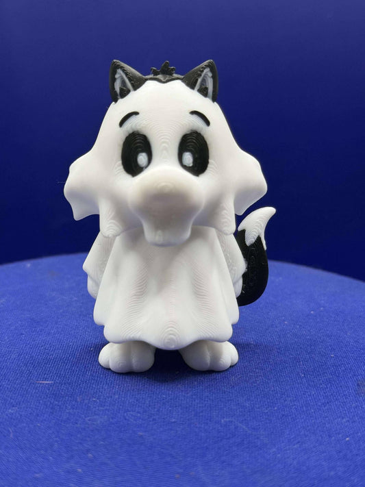 sylvester as ghost flexi - Flexi  - 3D Printed - Flexie - halloween