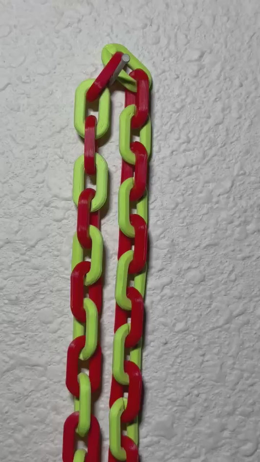 Six Seven Grinch Themed Kids Necklace