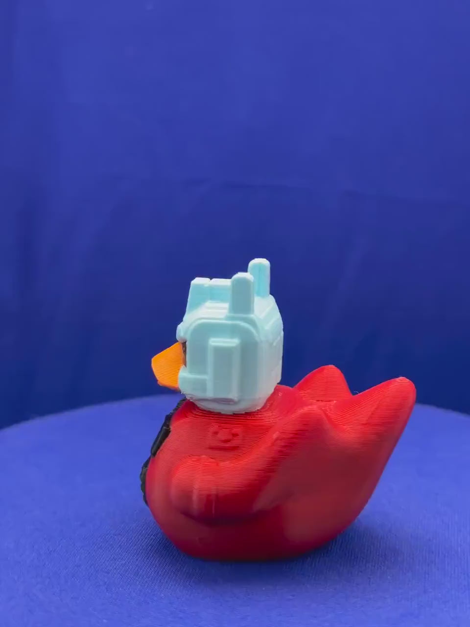 Prime DUCK - Red and blue DUCK - duckjeeping - jeep - duck - defender of mankind - car- master- transformer