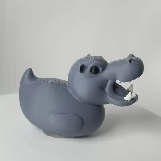 Hippo - Jeep Ducking Character for Collectors - PVC Free, Unisex, Fun and Nostalgic Design