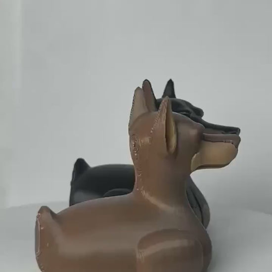 Doberman Duck - Jeep Ducking Collection - Durable Design - Ideal for Collectors and Enthusiasts