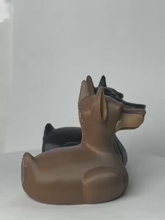 Doberman Duck - Jeep Ducking Collection - Durable Design - Ideal for Collectors and Enthusiasts