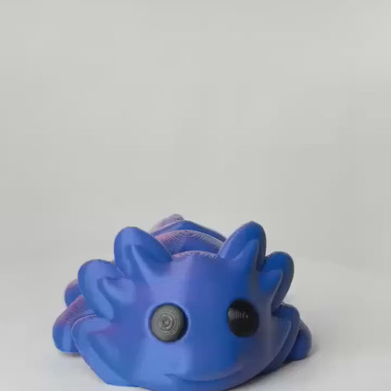 Sunset axolotl   - 3D Printed - fidget - COLLECTORS - LIMITED EDITION